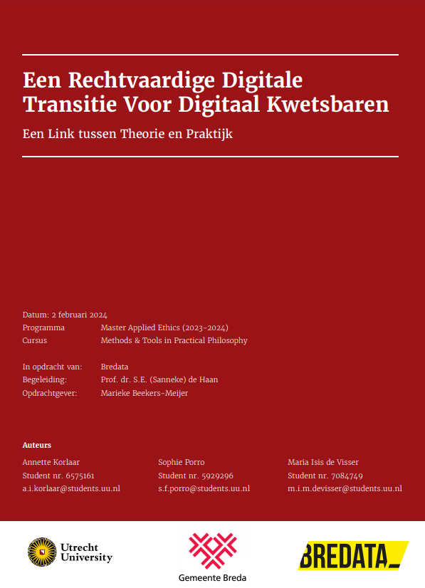 Ethisch Adviesrapport: Een Rechtvaardige Digitale Transitie Voor ...